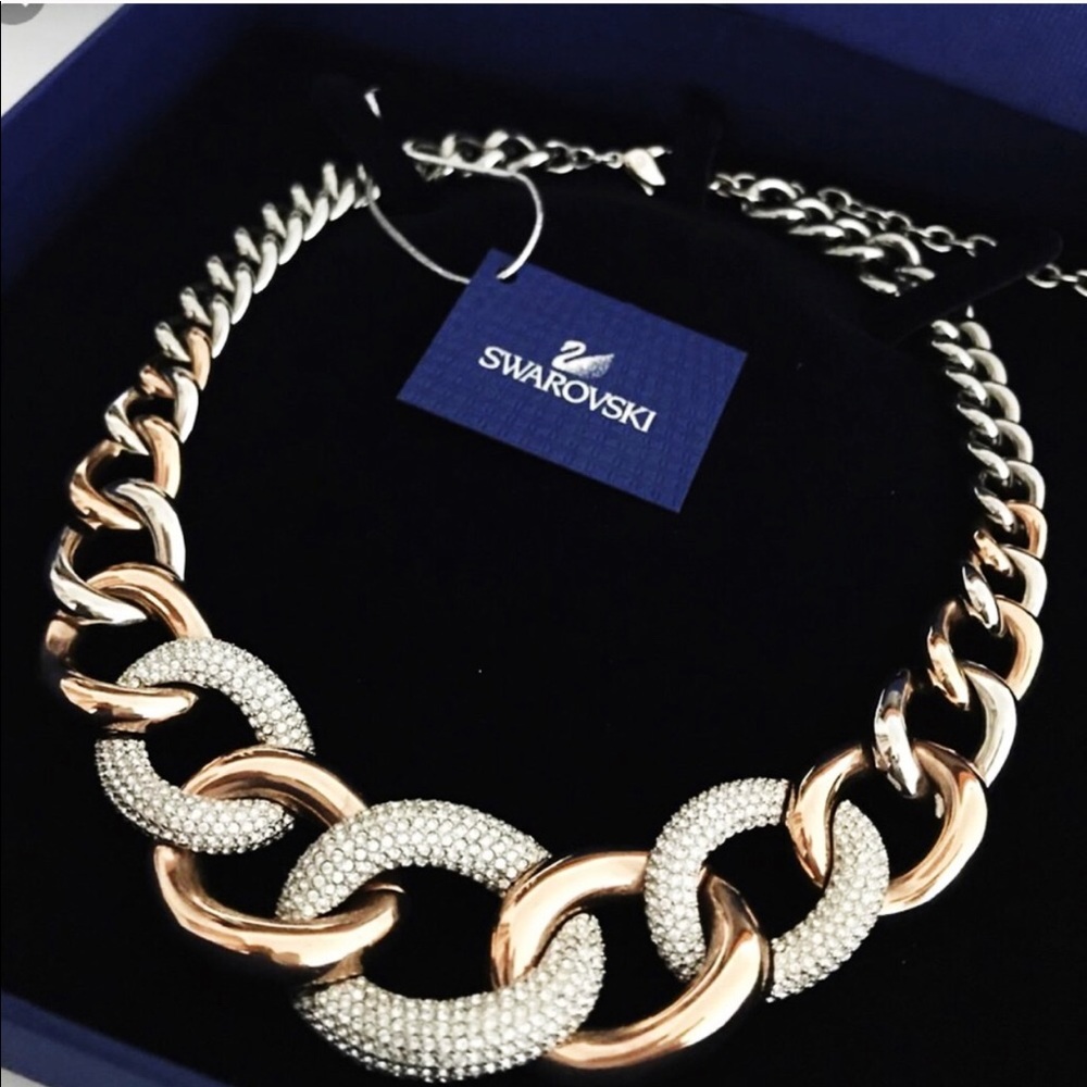 Swarovski sparkling links large necklace - Picture 3 of 7